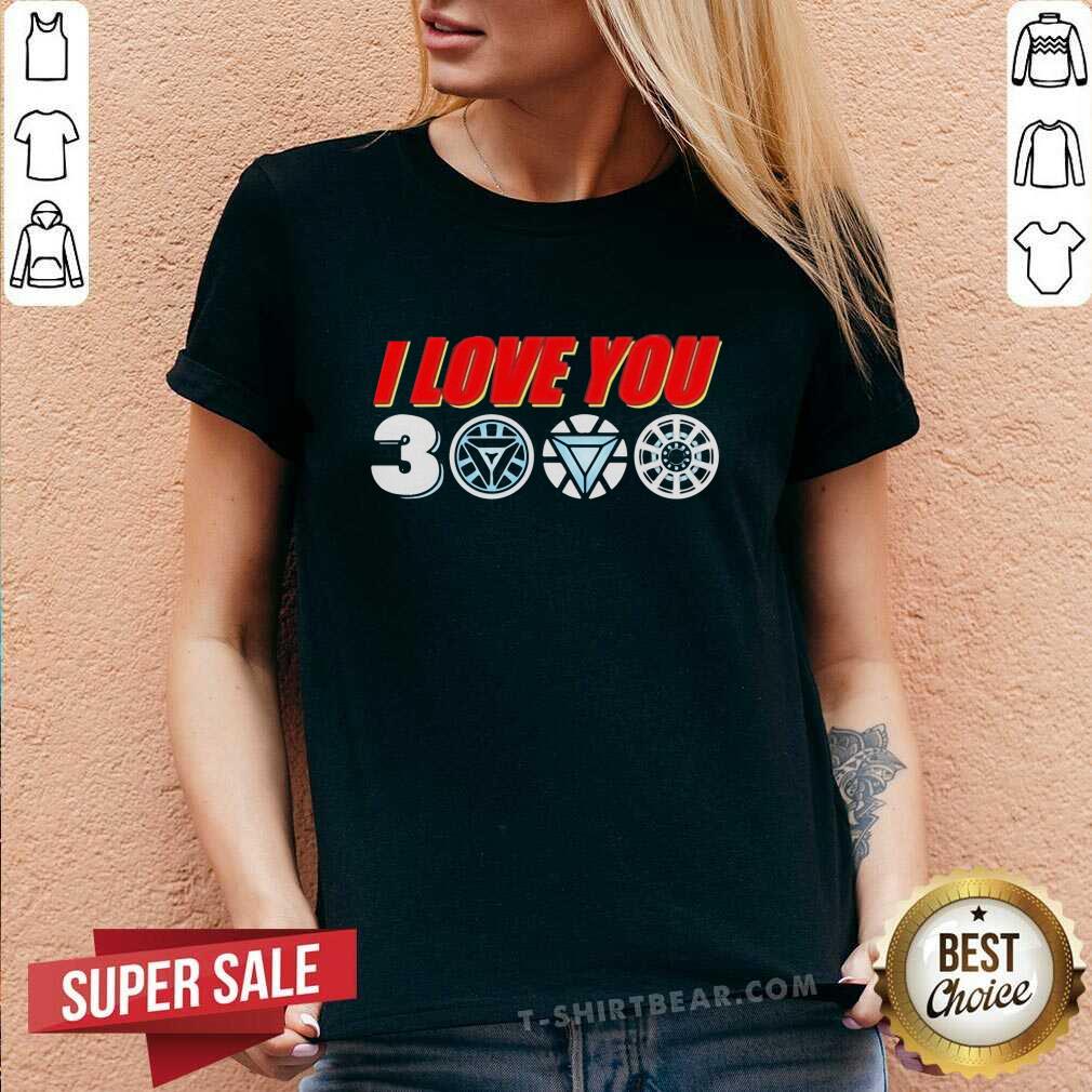 Great Tony Stark Arc Reactor I Love You 3000 Times Shirt