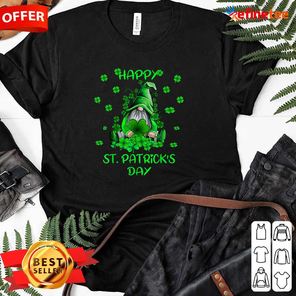 Green Gnome Happy St Patrick’s Day Shirt