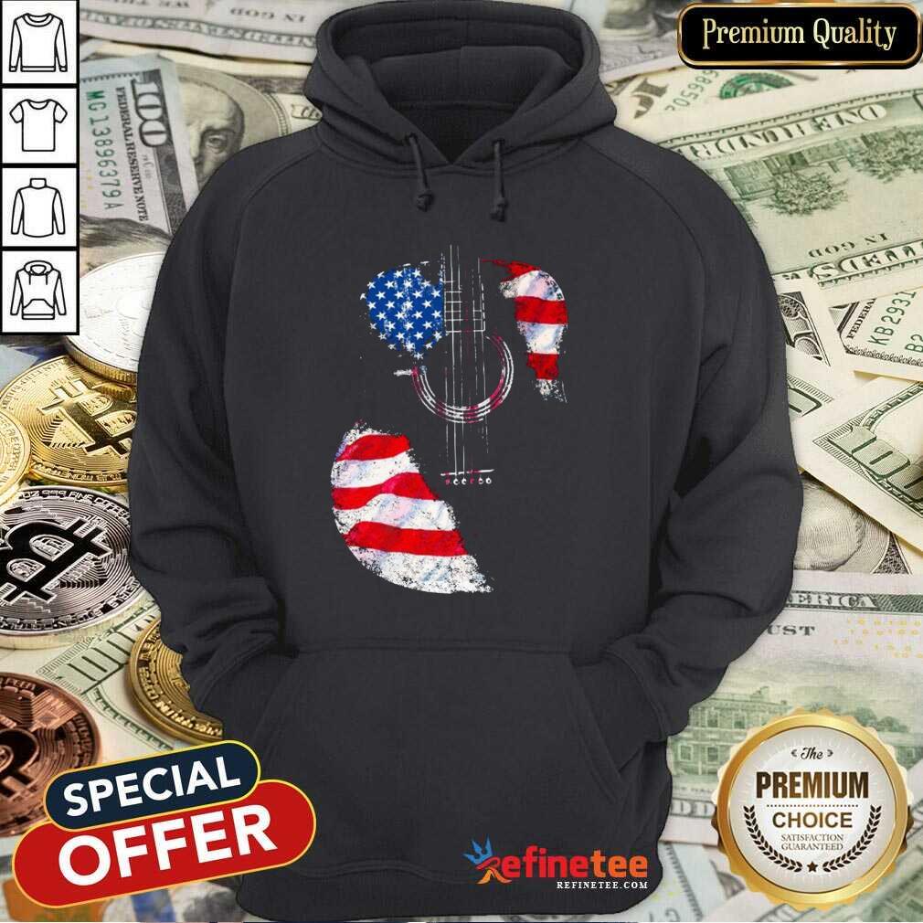 Guitar American Flag Shirt