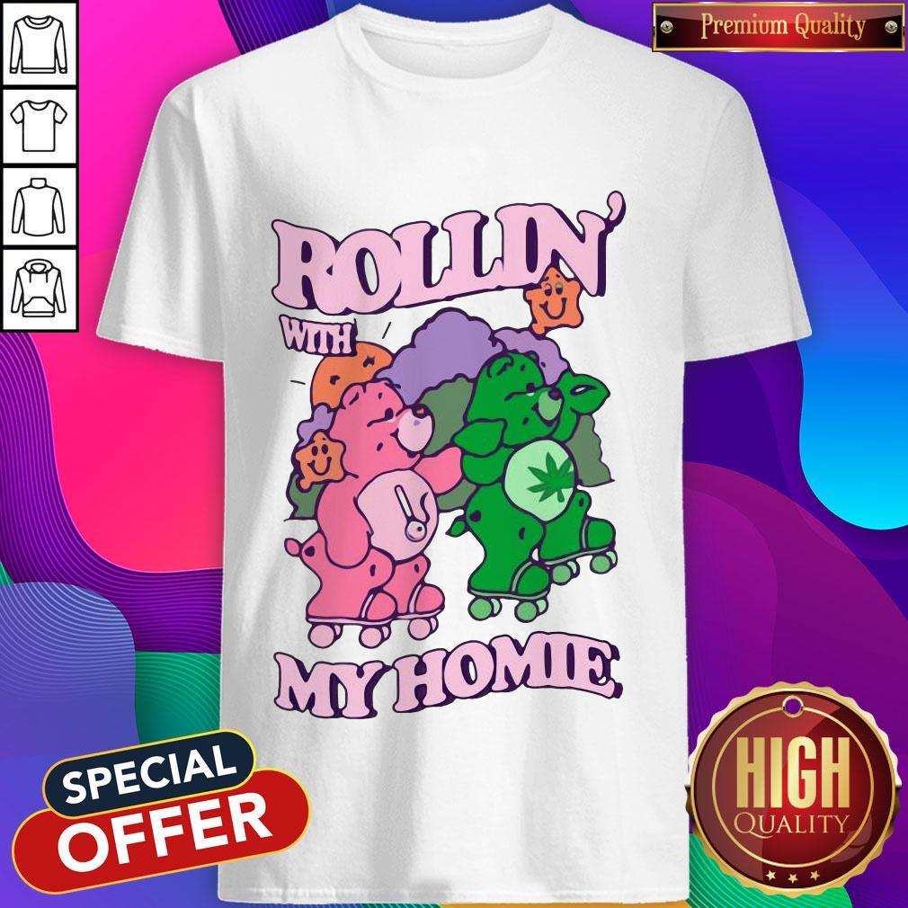 Casual Care Bear Rollin’ With My Homie Shirt