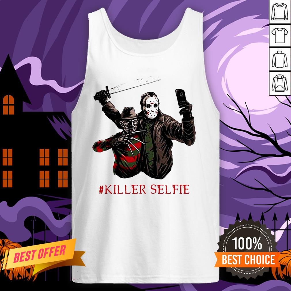 Halloween Freddy Krueger Vs Jason Killer Selfie Shirt