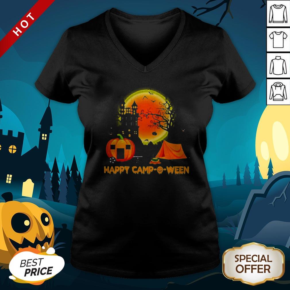 Happy Camp-O-Ween Halloween Pumpkin Moon Shirt