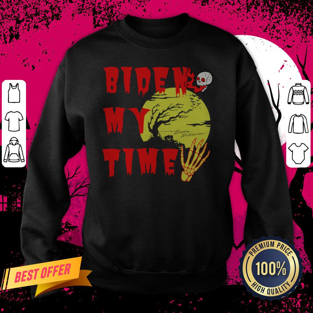 Happy Halloween Biden My Time Skull Shirt