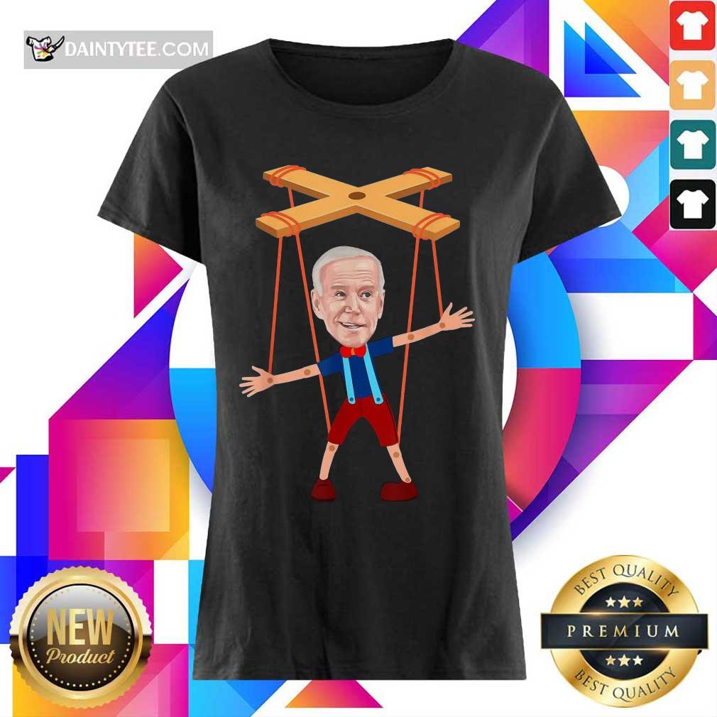 Happy Joe Biden As A Puppet Enthusiastic 2021 Shirt