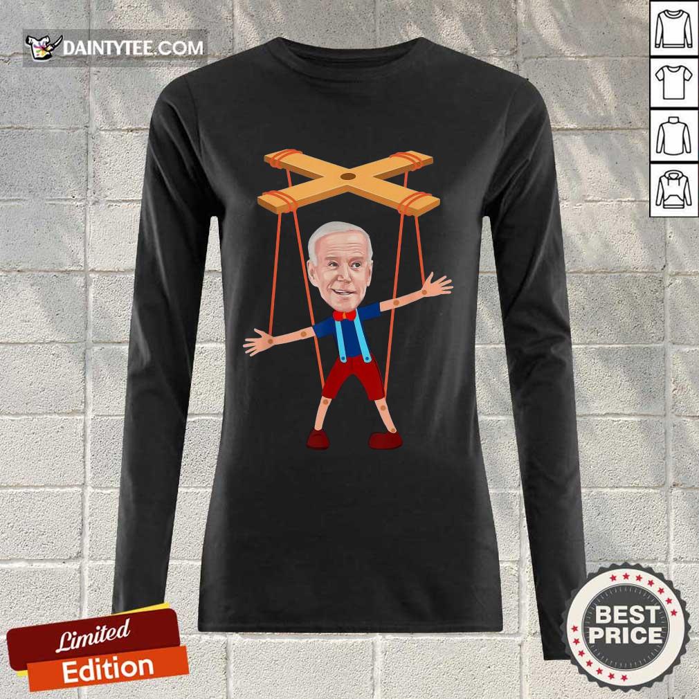 Happy Joe Biden As A Puppet Enthusiastic 2021 Shirt