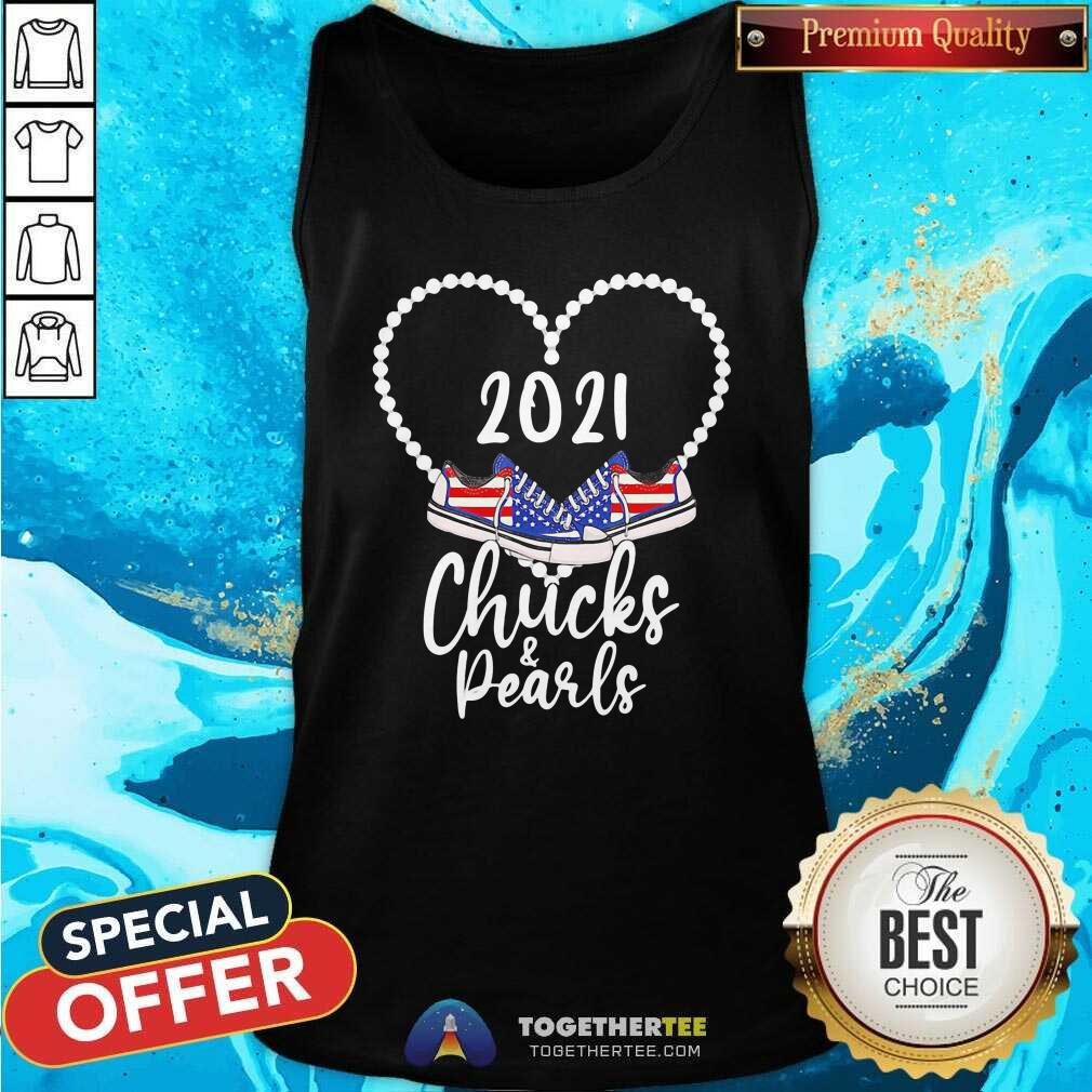 Happy Kamala Harris Chucks And Pearls 2021 Converse American Shirt