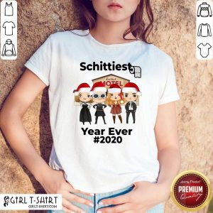 Happy Schitts Creek Characters Chibi Schittiest Year Ever 2020 Christmas Shirt