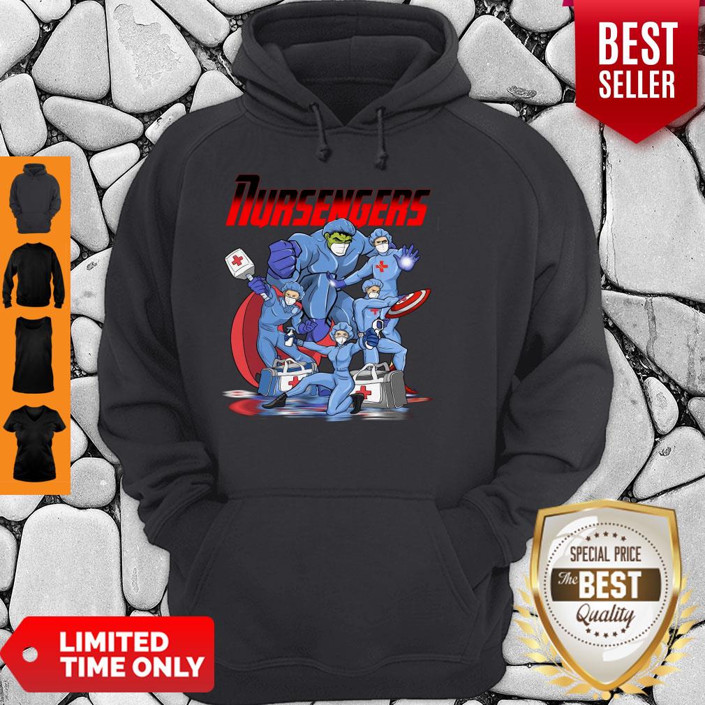 Good Nursengers Hulk Thor Wonder Woman Caption Shirt