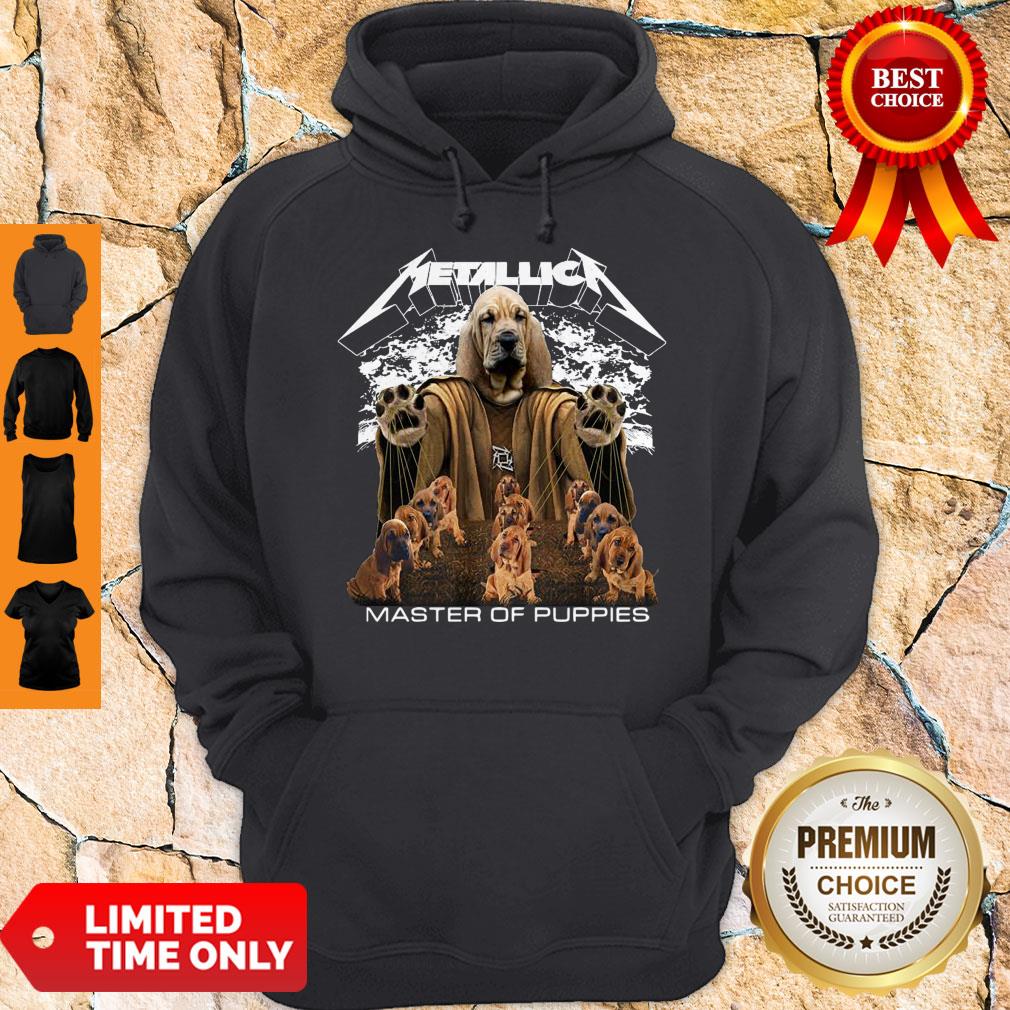Premium Metallica Basset Hound Master Of Puppies Shirt