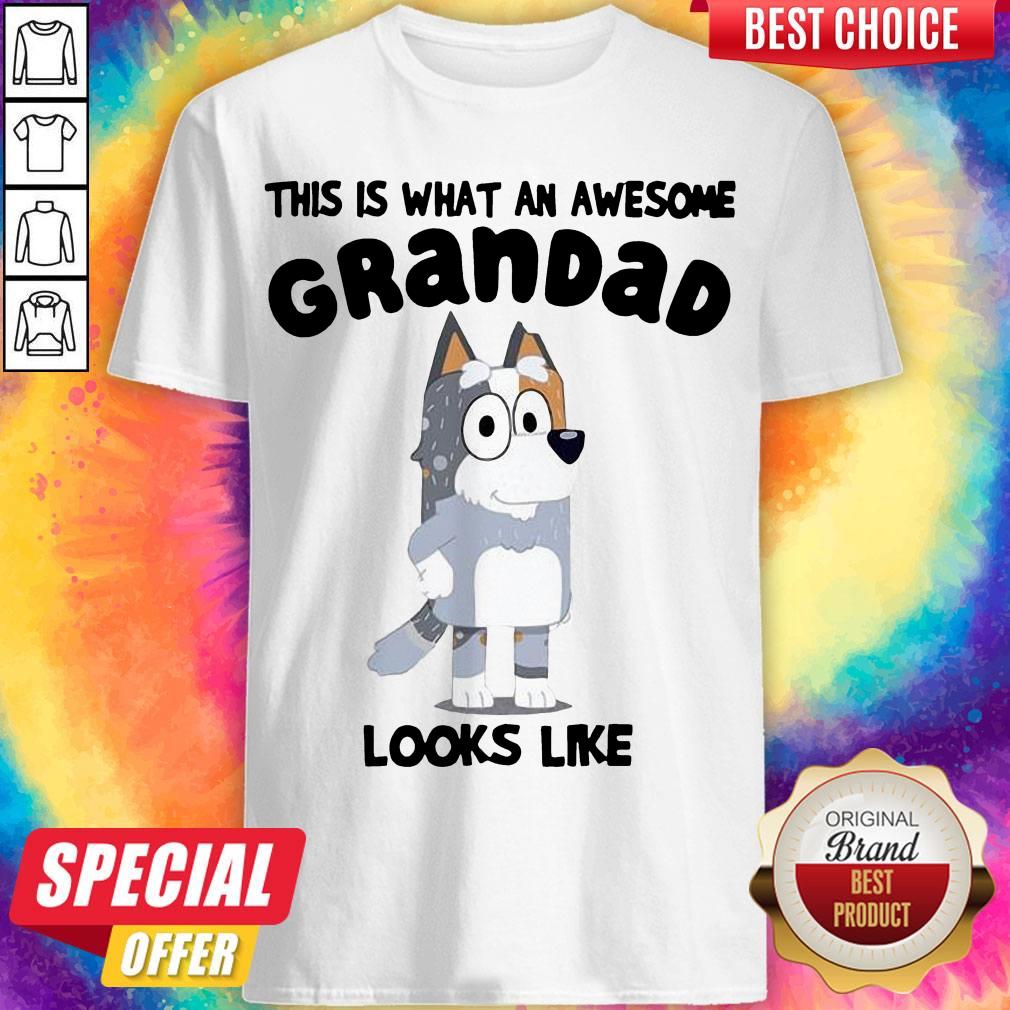 Hot Bandit Heeler This Is What An Awesome Grandad Looks Like Shirt