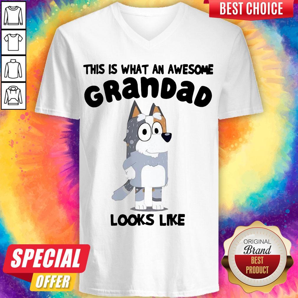 Hot Bandit Heeler This Is What An Awesome Grandad Looks Like Shirt