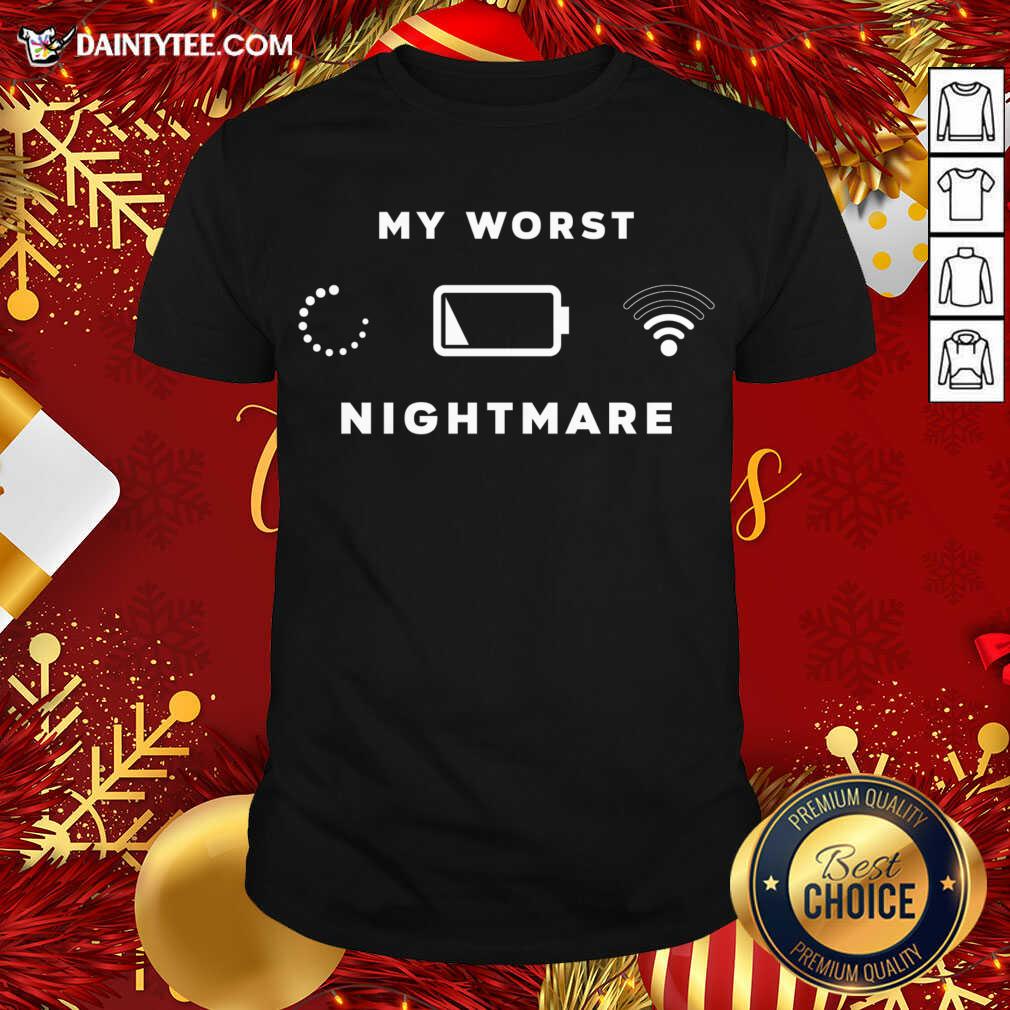 Hot Gamer Gaming Computer Geek Worst Nightmare Shirt