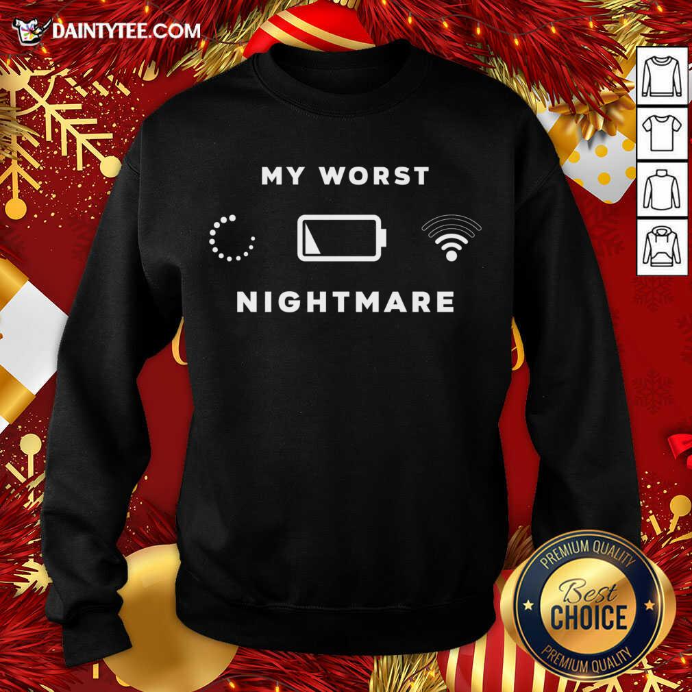 Hot Gamer Gaming Computer Geek Worst Nightmare Shirt