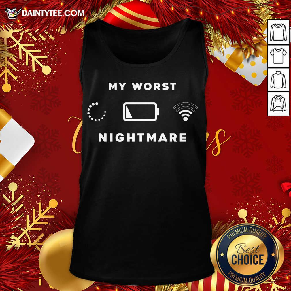 Hot Gamer Gaming Computer Geek Worst Nightmare Shirt