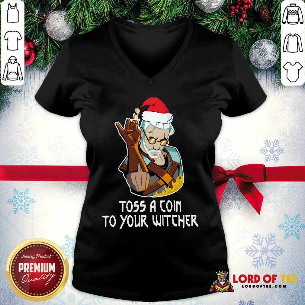 Hot Geralt Toss A Coin To Your Witcher Christmas Shirt