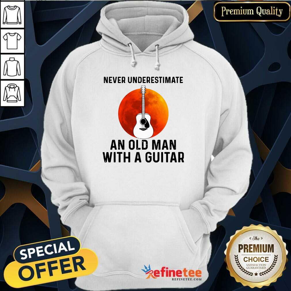 Hot Never Underestimate An Old Woman With A Guitar Shirt