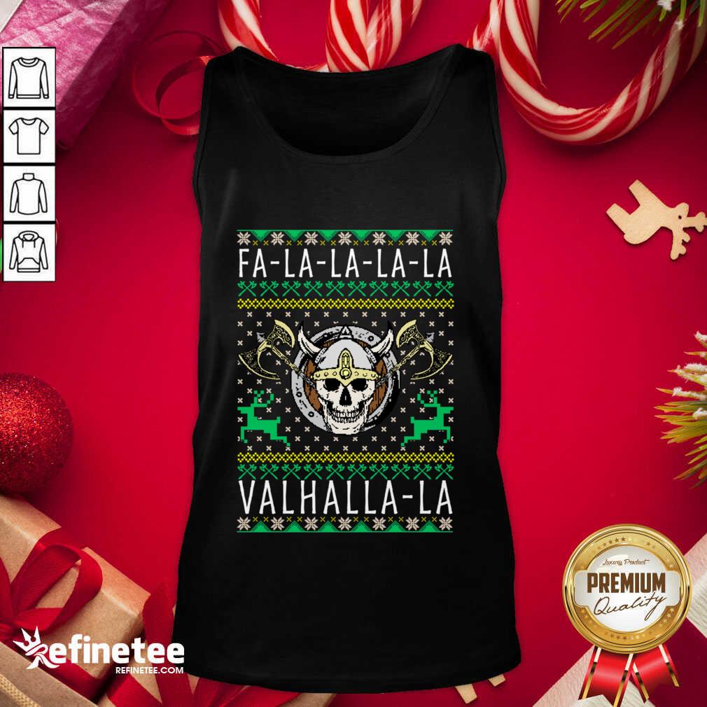 Hot Viking Fa La La La La Valhalla Crewneck Shirt