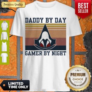 Top Assassin’s Creed Daddy By Day Gamer By Night Vintage Shirt