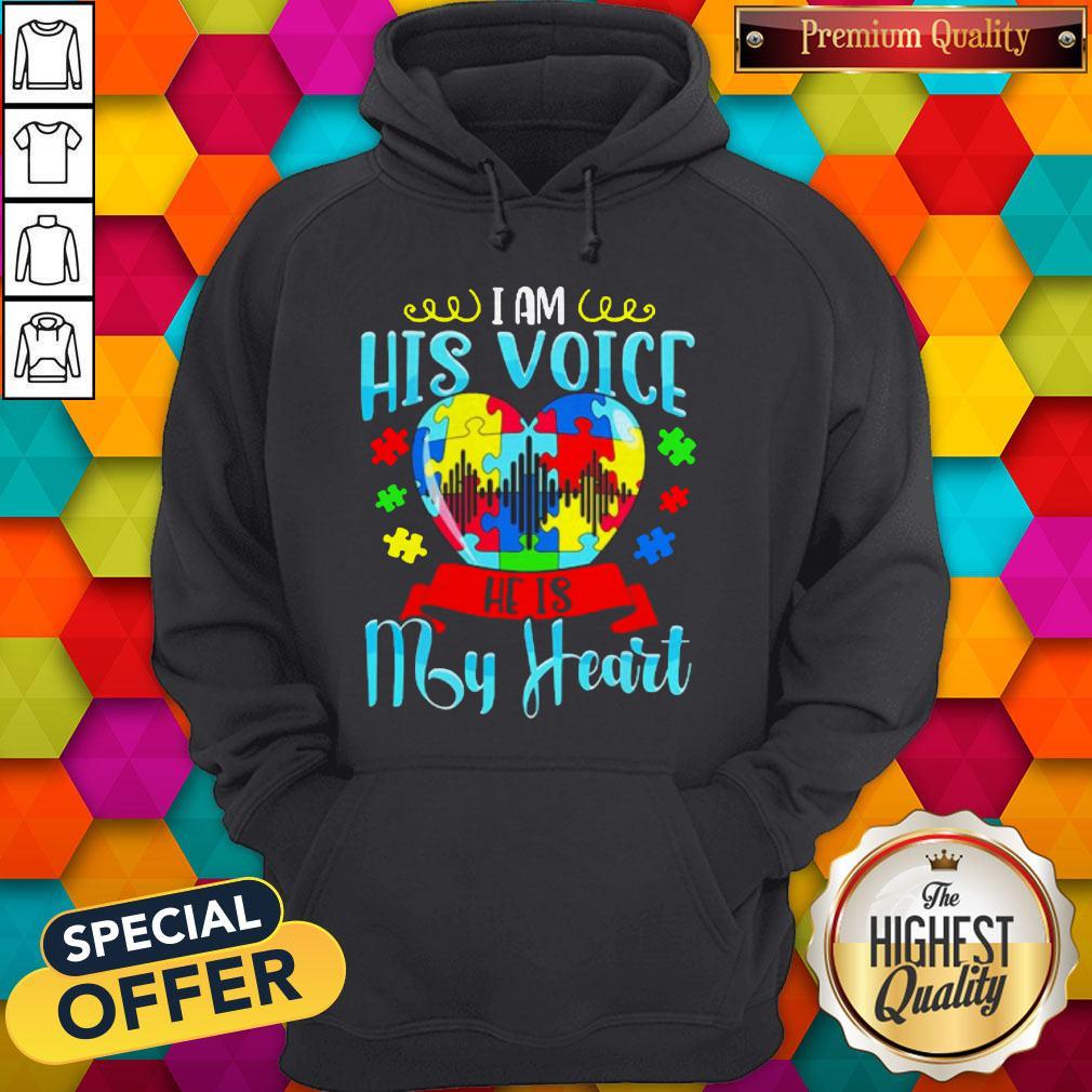 I Am His Voice He Is My Heart Autism Shirt - 2020 Coloring Shirt
