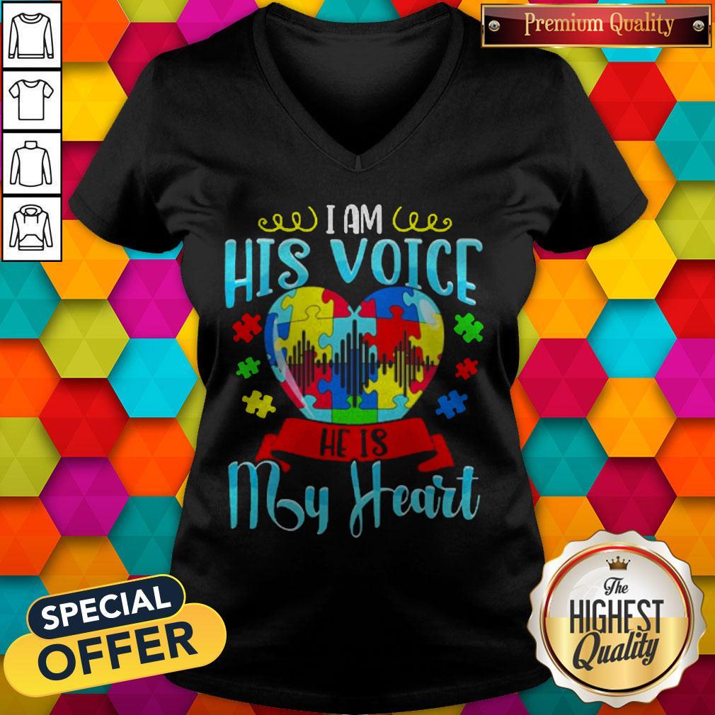 I Am His Voice He Is My Heart Autism Shirt - 2020 Coloring Shirt