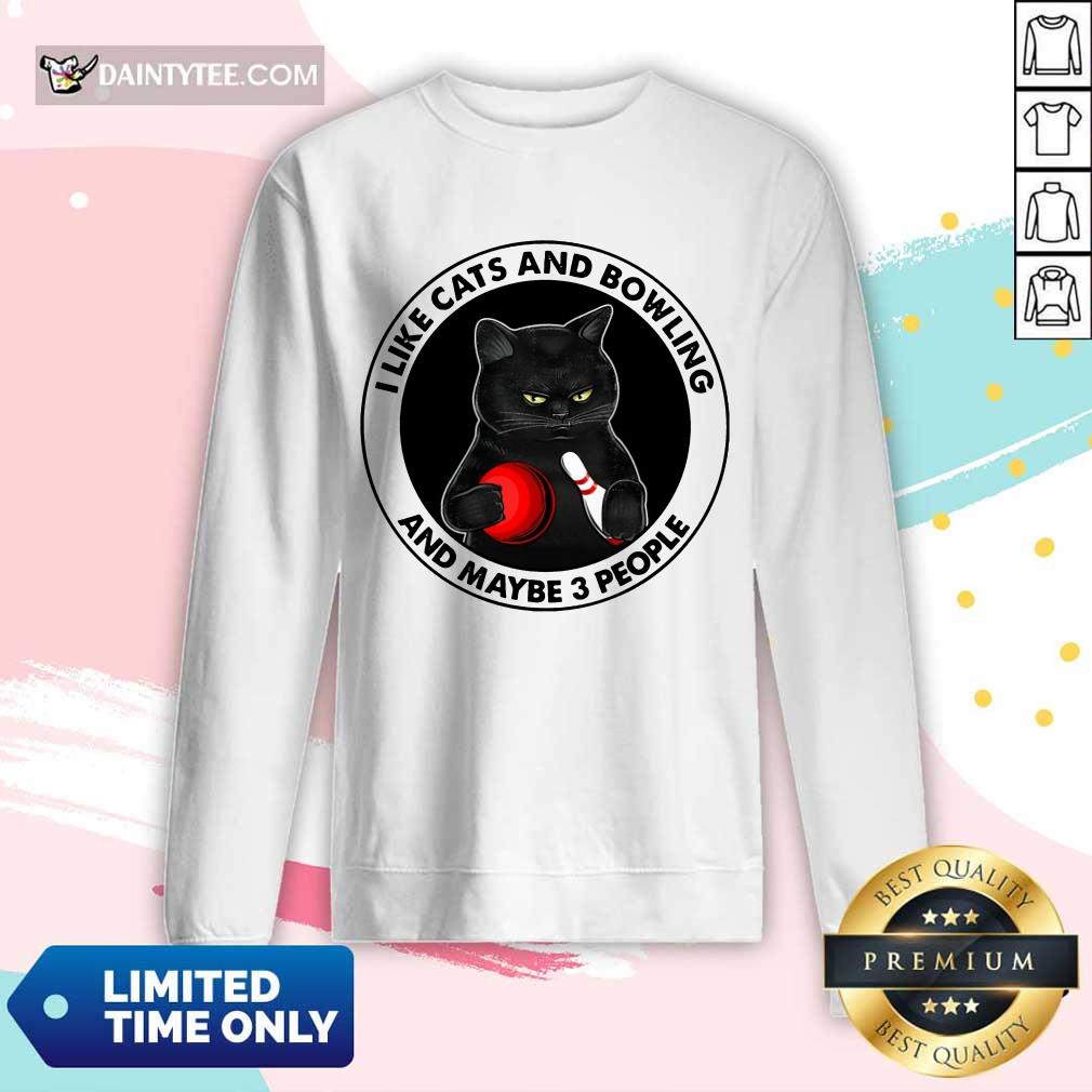 I like Cats And Bowling Shirt