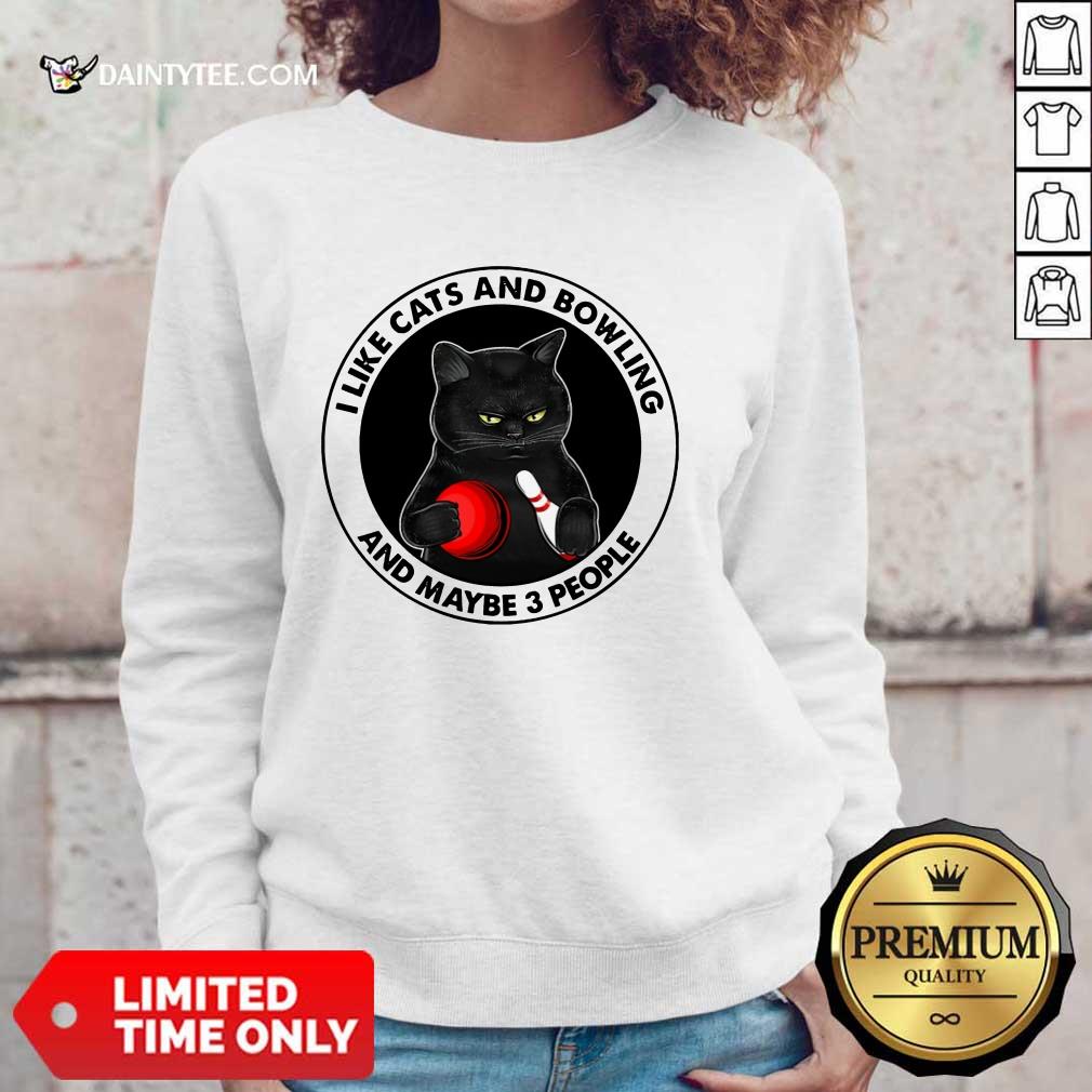 I like Cats And Bowling Shirt