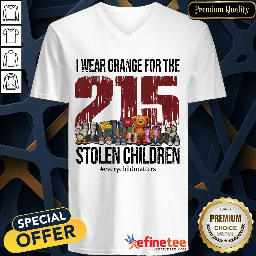 I Wear Orange For The 215 Stolen Children Shirt