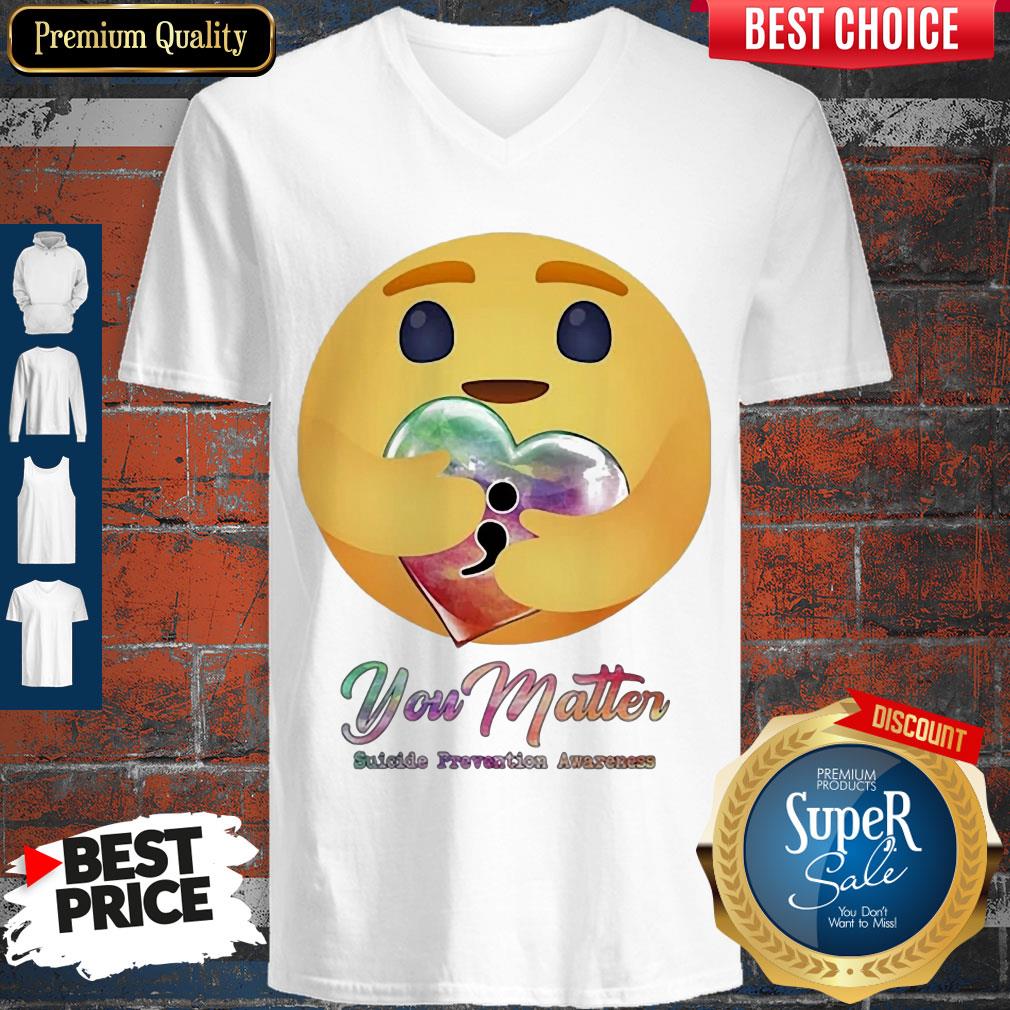 Icon Hug Heart You Matter Suicide Prevention Awareness Shirt