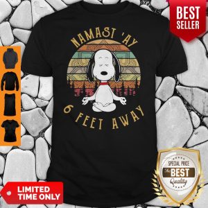 Awesome Snoopy Namastay 6 Feet Away Shirt