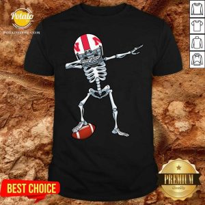 Top Skeleton Dabbing Nebraska Cornhuskers Shirt