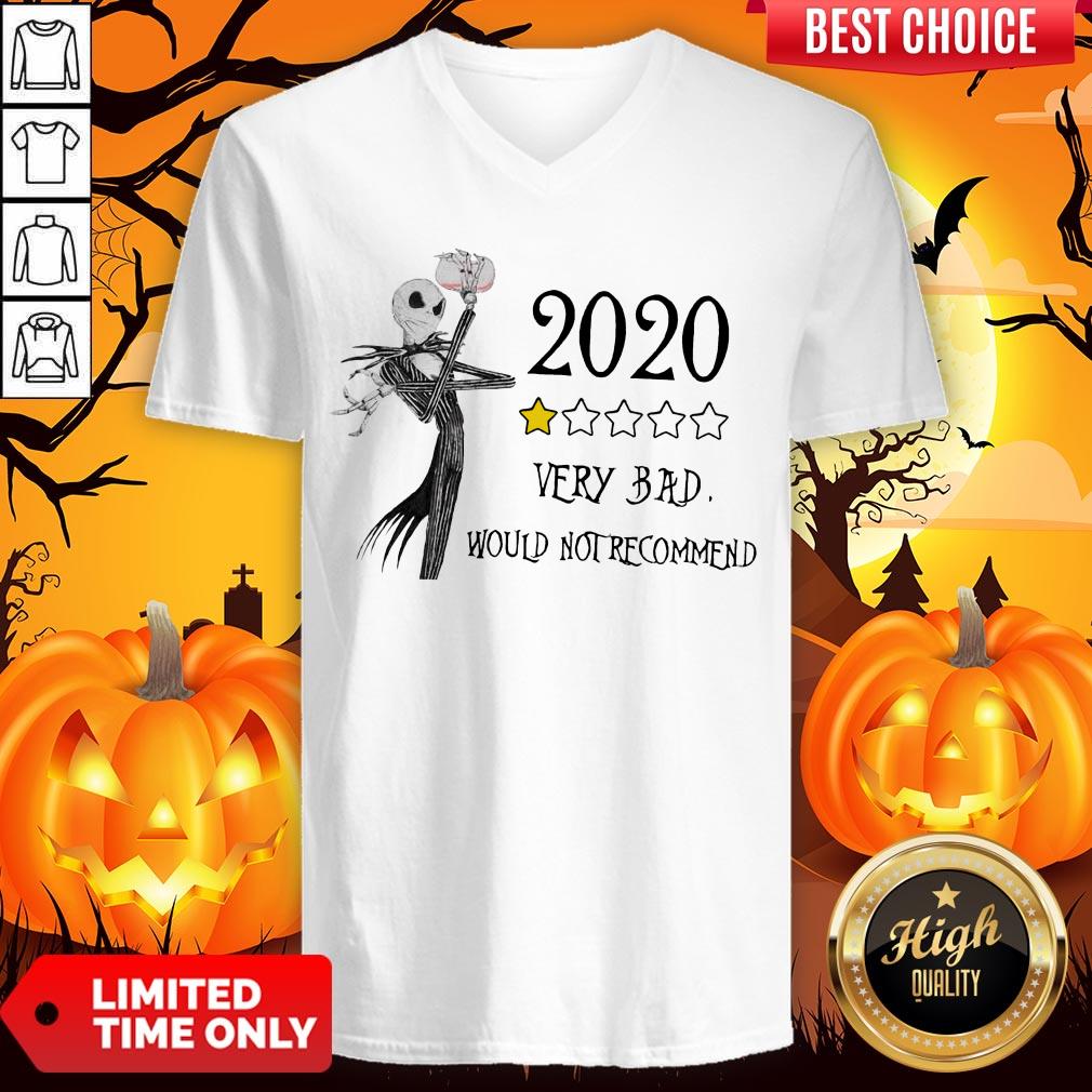Jack Skellington 2020 Very Bad Would Not Recommend Shirt