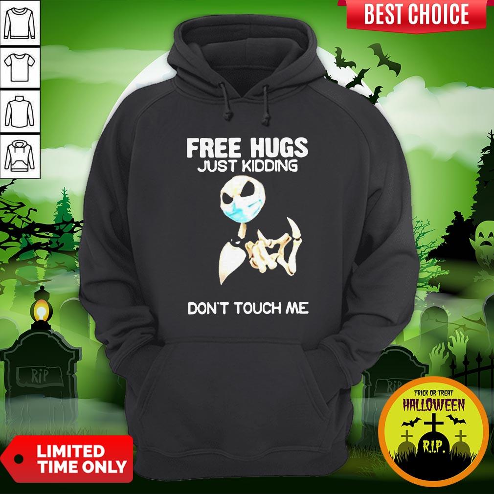 Jack Skellington Free Hugs Just Kidding Don’t Touch Me Shirt
