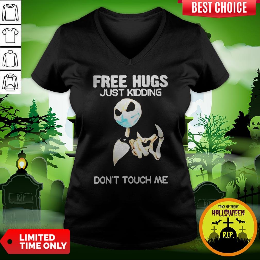 Jack Skellington Free Hugs Just Kidding Don’t Touch Me Shirt