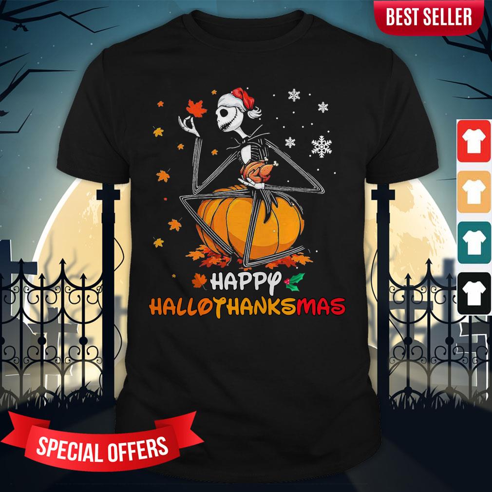 Jack Skellington Happy Hallothanksmas Shirt