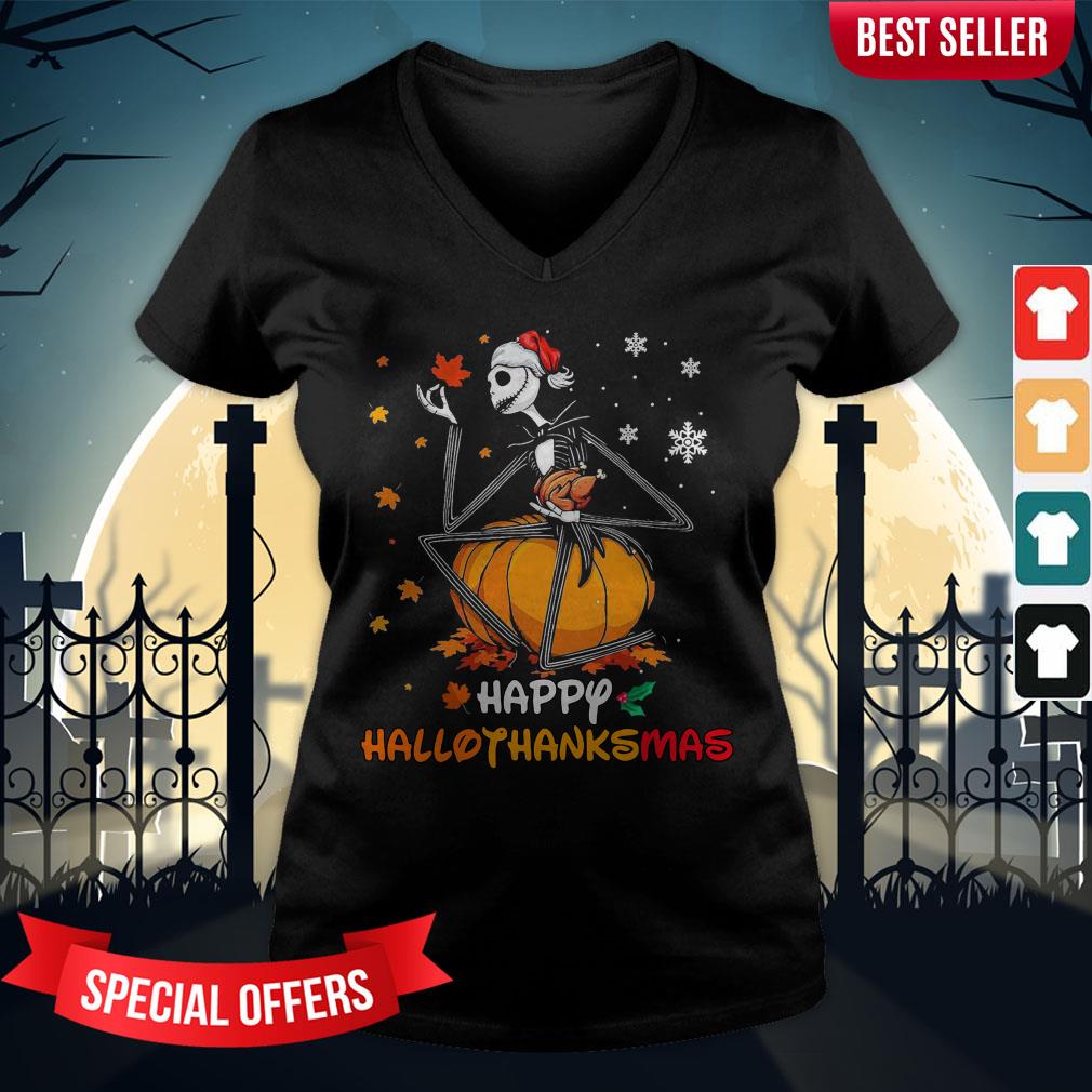 Jack Skellington Happy Hallothanksmas Shirt