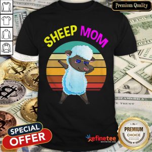 Official Cute Dabbing Sheep Mom Lovers Gifts Mama Mothers Shirt