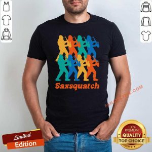 Nice Saxsquatch Merch Squatches Shirt