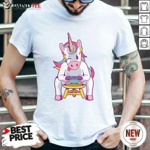 Unicorn Amazing Unicorn Playing Videogames Shirt