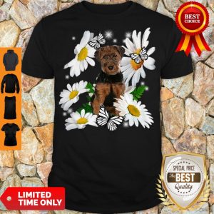 Top Welsh Terrier Daisy Flower Classic T-Shirt