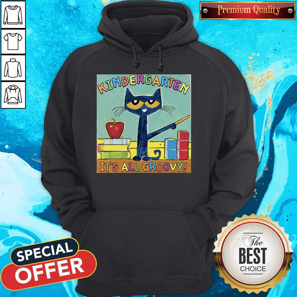 Kindergarten It's All Groovy Cat Shirt