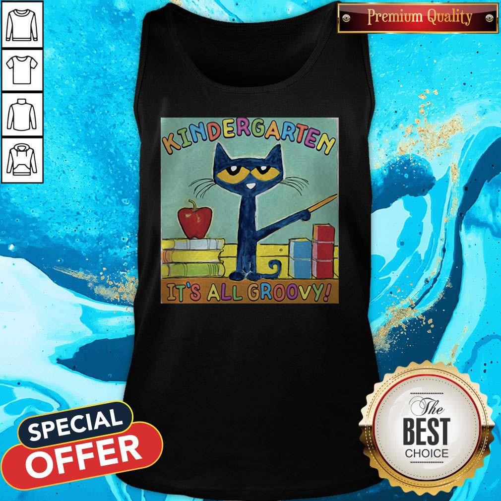 Kindergarten It's All Groovy Cat Shirt