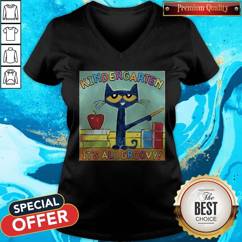 Kindergarten It's All Groovy Cat Shirt