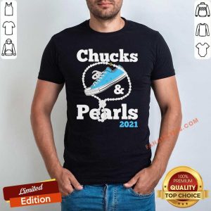 Perfect Chucks And Pearls 2021 Blue Shoe Shirt