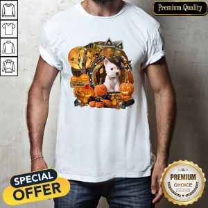 Terrier Puppy Witch Pumpkin Witch Halloween Shirt