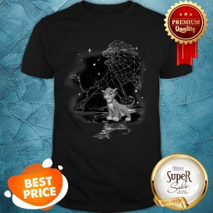 Disney Lion King Young Simba Star Gazing Graphic Shirt