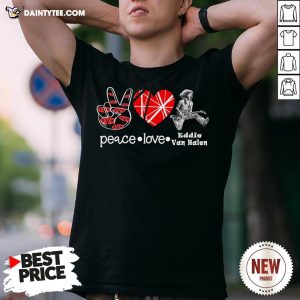 Awesome Peace Love Eddie Van Halen Shirt