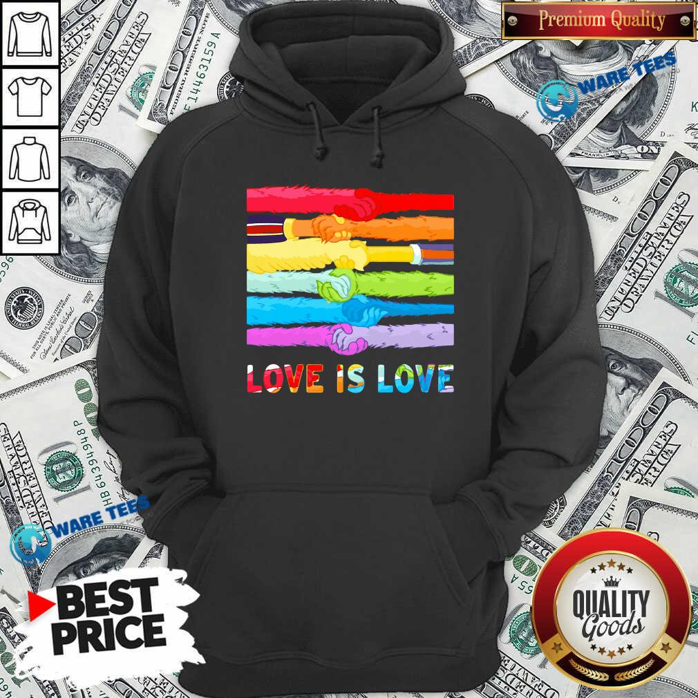 LGBT Hands Love Is Love Shirt