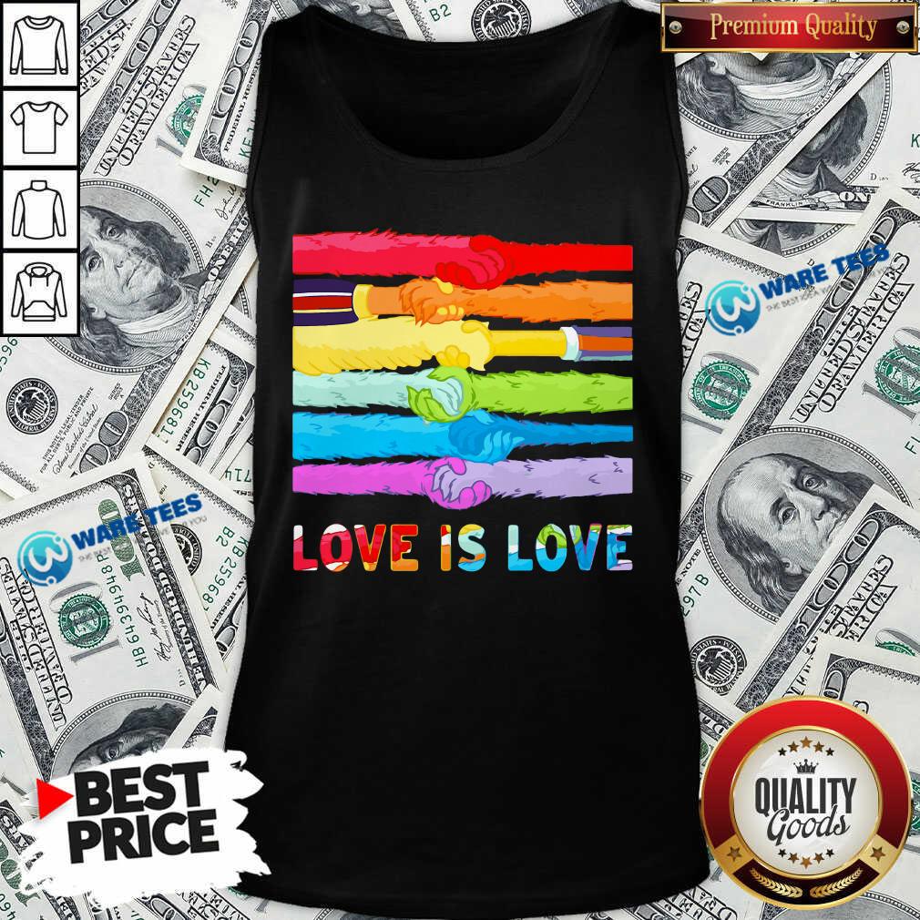 LGBT Hands Love Is Love Shirt