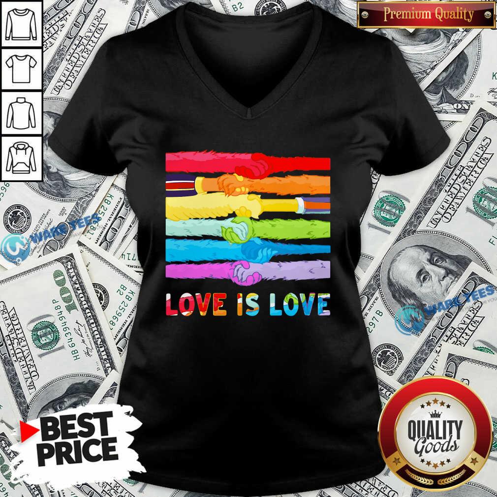 LGBT Hands Love Is Love Shirt