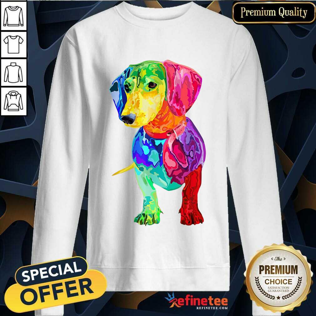 Lover Dachshund Colorful Shirt